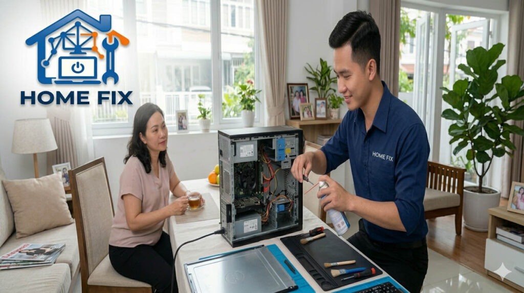 Vệ Sinh Máy Tính Tại Nhà: Giải Pháp Tối Ưu Tăng Tuổi Thọ Máy